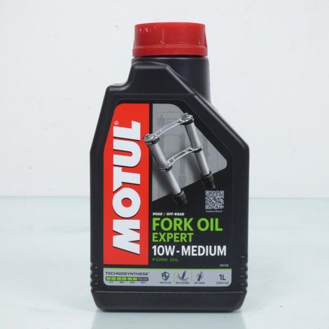 Huile fourche Motul Fork Oil Expert Medium SAE 10W Technosynthese (1/2)