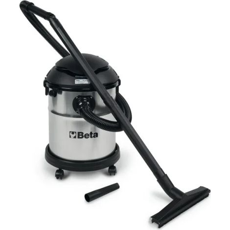 Aspirateur cuve eau et poussière 20l 1200w inox - Beta - 689016 (1/3)