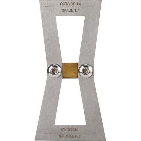 Stainless steel woodworking tools with graduated dovetail ruler for woodworking, industrial use (without scale) (1/5)