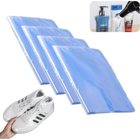 100pcs Sac Thermorétractable Film Transparent en Rétractable à Chaud Thermorétractable Sacs d'emballage Chaud Film Rétractable en PVC Transparent Imperméables pour Cadeaux,Emballage,Savon-RAPANDA (1/5)
