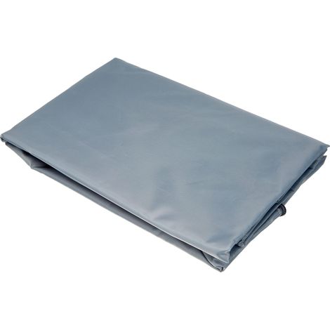 Greemotion Copertura Cover ombrellone Parasole Giardino Diametro 3 m Impermeabile in Poliestere, con Cerniera e Cordoncino, ca. 190 x 0,03 x 70 cm, Grigio (1/4)