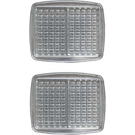 par de platos para 2 gofres a la vez para super 2 gofres 39111 - 030121 - Lagrange -