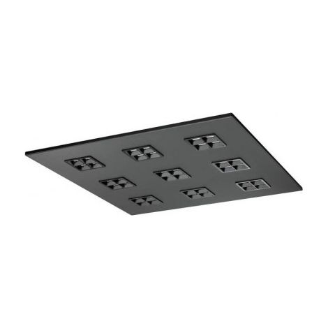 Lámpara be-led ugr12 24W 595x595 mm negra