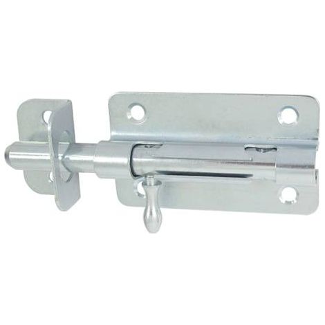 Itar – Verrou à porte-cadenas en acier zingué – Épaisseur 1,2 mm – Course 29 mm – Diamètre 10 mm – Largeur 40 mm – Longueur 89 mm (1/5)