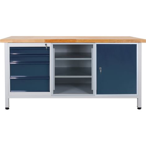 ADB Werktisch Werkbank Long Line 1 Tür L 1700 x B 600 x H 840 mm max. 500 kg (1/5)