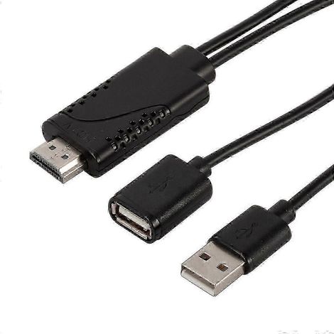 Câble adaptateur vidéo USB femelle vers HDMI mâle 1080p pour smartphones et tablettes Android/iOS, pyc (1/5)
