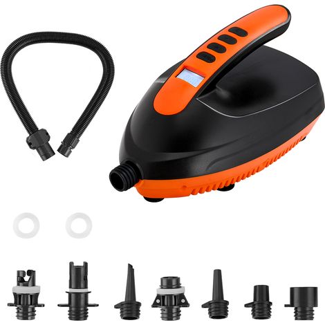 VEVOR Pompa per SUP ad Alta Pressione, Pompa ad Aria SUP, Velocita di Gonfiaggio di 70 L/min con Spegnimento Automatico e Connettore per Auto a 12 V CC, per Paddle Board Gonfiabili e Materassini