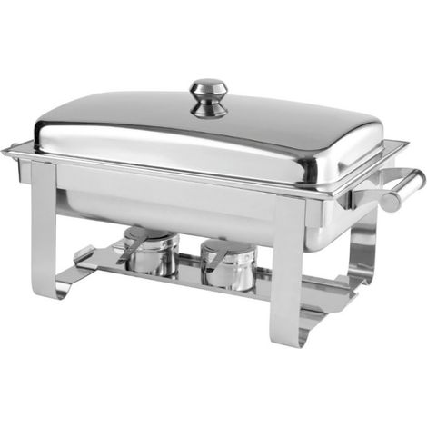 Chafing Dish avec Couvercle en Inox 9,5 L - Pujadas