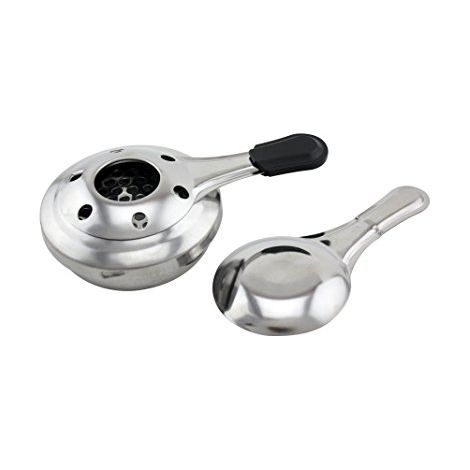 Fackelmann Brûleur à Alcool Bruciatore alcolico, Inossidabile, Acciaio Inox, Nero (1/4)