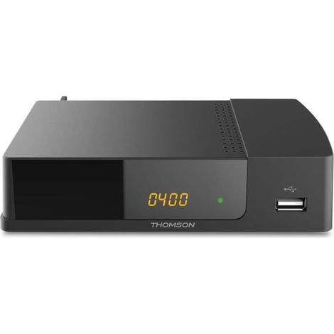 Thomson – Décodeur TNT Full HD DVB-T2 – Compatible HEVC265 – Récepteur avec fonction enregistreur – HDMI, Péritel, USB (1/5)