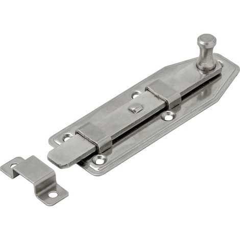 VORMANN Fensterriegel mit Schlaufe, gerade B30xL80xS1mm Edelstahl rostfrei (1/5)