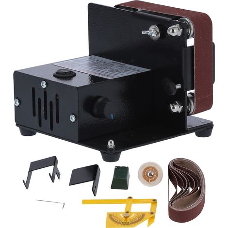 Mini ponceuse à bande XYF‑30‑795 DC 24V pour polissage et meulage DIY sur métal et verre (1/5)