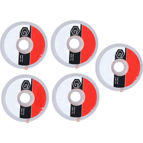 Entlötlitze aus Messing, 2,0 mm, 1,5 m, 5 Stück, selbstreinigende Entlötlitze zum Löten elektronischer Bauteile (1/5)