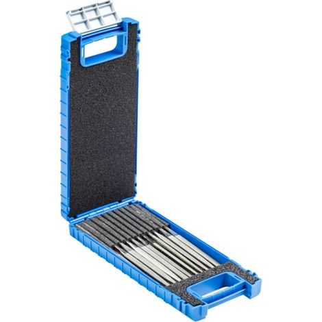 PFERD TOOLS Diamant-Nadelfeilen-Set 11-tlg. 140mm D126 (mittel) für harte Werkstoffe