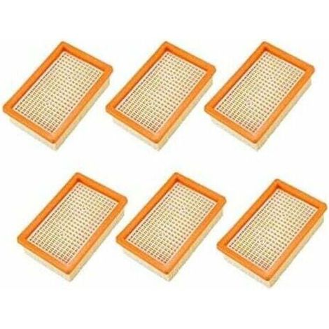 Lot de 6 Filtres pour Aspirateur Karcher MV4 MV5 MV6 WD4 WD5 WD6, PièCes de Rechange Filtre HéPatique-- (1/4)
