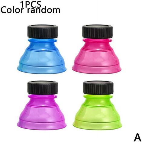 Bouchon Réutilisable Pour Canette - Étanche - En Plastique PP - Convient Aux Boissons Gazéifiées - Lot De 3 (1/5)