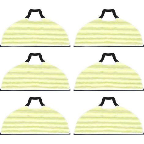 Lot de 6 lingettes de nettoyage compatibles avec le robot aspirateur laveur 2-en-1 Shark Matrix Plus AI Ultra (modèles AV2610WA, RV2610WA, RV2610BTUS, AV2620WA, AV2630WA, RV2410WD, RV2402WD) (1/5)