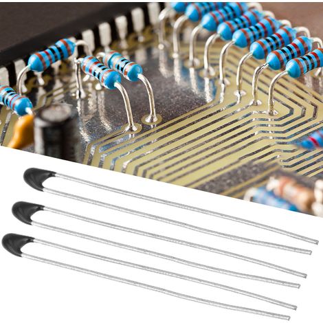 10 Stück MF52 NTC-Thermistor-Temperatursensor mit hoher Genauigkeit und 30 mm Kabel (10k b3470-L30) (1/5)