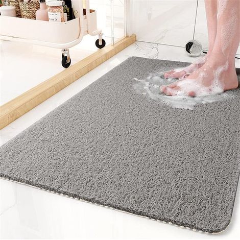 Tappetino antiscivolo per doccia, tappetino antiscivolo per vasca da bagno con scarico, tappetino antiscivolo in PVC morbido, tappetino per vasca da bagno, tappetino per vasca ad asciugatura rapida, m (1/5)