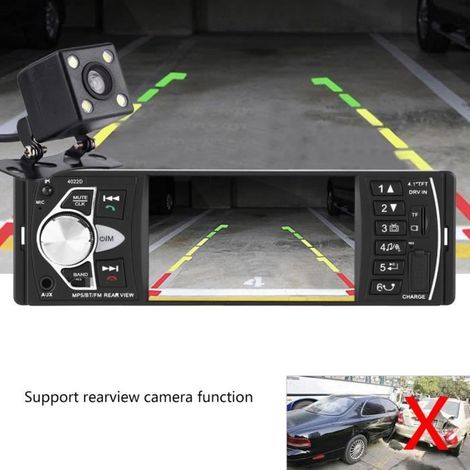 4.1 pouces Autoradio Stéréo HD Bluetooth mains libres voiture lecteur MP5 lecture vidéo radio FM AUX TF USB -ABI -CYA (1/4)