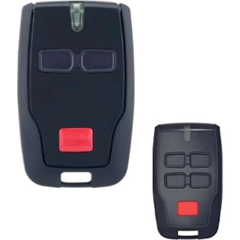 CAME TOP432NA EV 433,92 MHz Rolling Code BFT Universalfernbedienungen mit 2 und 4 Tasten – Drahtlose Sender für Garage und Tor, 2 Stück, Schwarz (1/4)