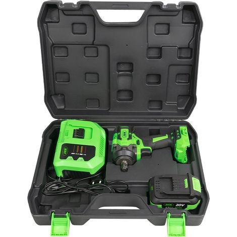 JBM60046C Pistola de impacto brushless a batería 1/2", 800 Nm con maletín