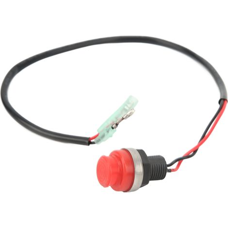 L'interrupteur d'Arrêt du Moteur en ABS et en Métal Garantit des Performances Sûres et stables. Le Bouton d'Arrêt du Moteur Compatible avec les Moteurs Hors-bord Permet un. (1/5)