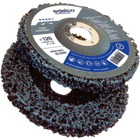 Disco de corte EDELCO CCF 125 mm con antiembozo y alta durabilidad.