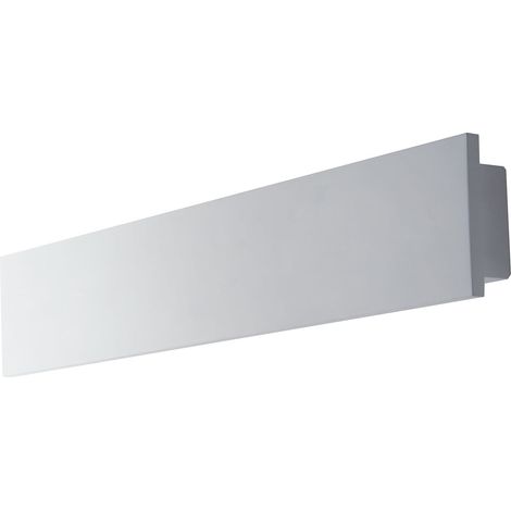 "Applique LED ORTISEI in gesso bianco verniciabile 18W 4000K 60 cm."