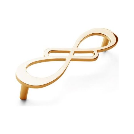 Maniglia in pvc Zambak effetto oro 140 x 39 mm profondità 18 mm