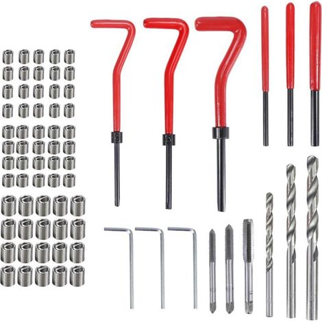 Gewindereparaturset, M5, M6, M8, Gewindereparatur, 75-teilig, Gewindereparatureinsatz (1/3)