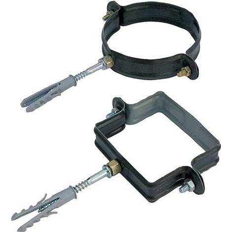 Collare reggitubo preverniciato marrone - tipo leggero : Diametro - 100x100