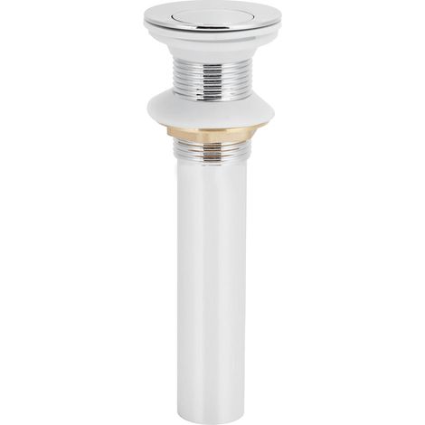 Robinet de salle de bain à clapet, ensemble de vidange de lavabo sans trop-plein, petit robinet à clapet électroplaqué sans trous. (1/5)