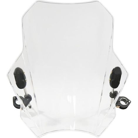 Deflectores de aire delanteros para MT07 MT09 CBR600RR CB1000R GSXR 600 750 40x37cm Transparentes (1/2)