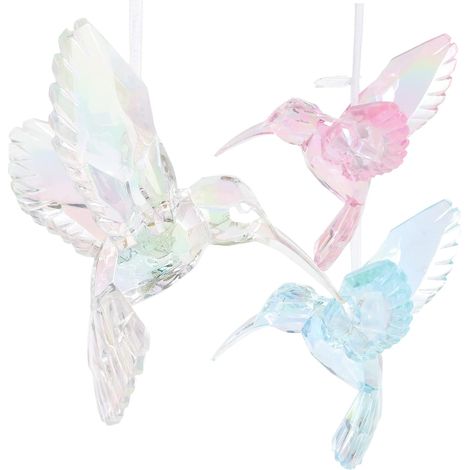 Stück hängende Acryl Vögel Deko Hummingbird Anhänger Feine