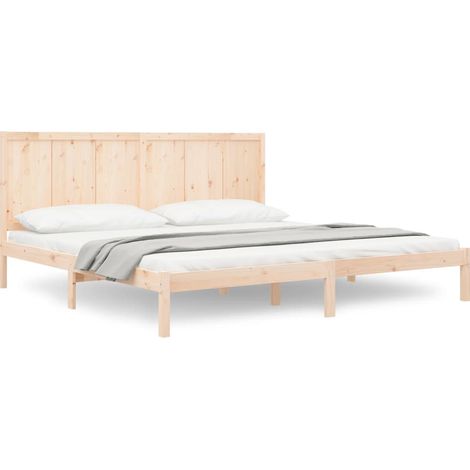 Maison Exclusive - Massivholzbett ohne Matratze 200x200 cm Kiefer