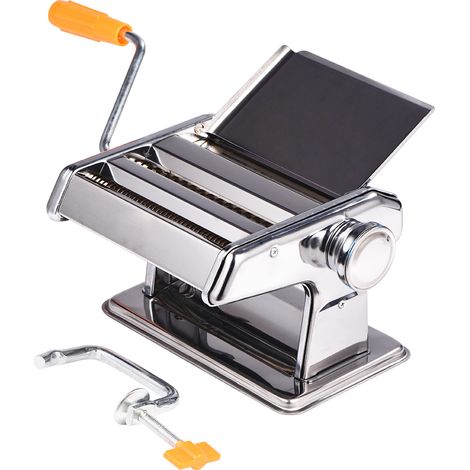 Machine à Pâtes Manuelle en Acier Inoxydable - Façonneuse à Nouilles et Coupe-Spaghetti (1/5)