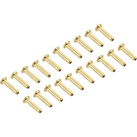 2mm Tube Laiton Compression Raccords, 20 Paquet Insert Tube Support Compression Manche Raccord (1/4)