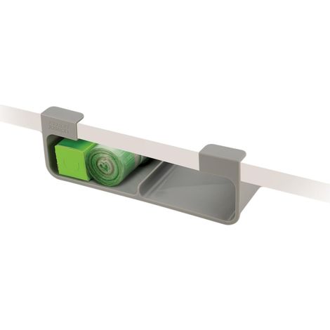 Cupboardstore Rangement Sous Étagère pour Film Alimentaire, Papier Aluminium et Sacs, Gain de Place - Gris (1/5)