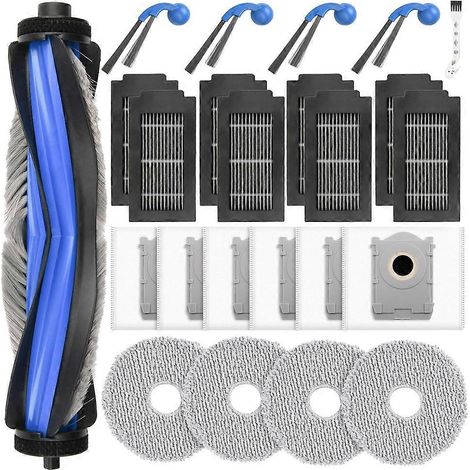 Filtre pour aspirateur brosse pour aspirateur Filtre de brosse pour aspirateur filtre de Ecovacs Deebot T30c Omni Gen2 / T30C Omni Robot Aspirateur Accessoires Main Side Brosse Wipes Dust Bags Filtres (1/5)