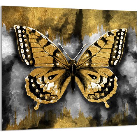 Panneau de verre pour la cuisine 65x60 Papillon (1/5)