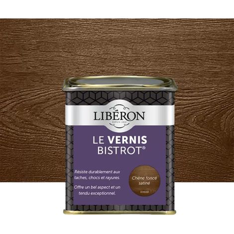 Vernis Bistrot LIBÉRON Chêne foncé Satin 0,25 L (1/3)