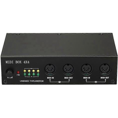 Interface MIDI USB UM4x4 4 entrées / 4 sorties 64 canaux MIDI 4i/4o--
