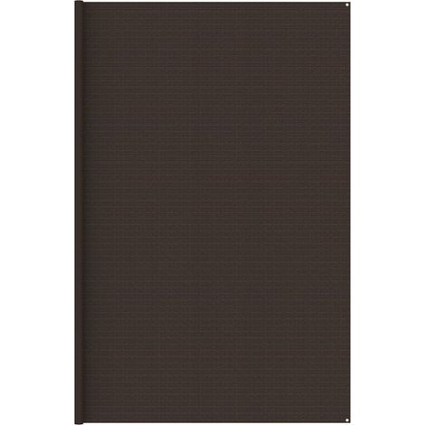 Tappeto tenda per patio, soggiorno, cucina - Tappeto da giardino 400x400 cm Marrone BV442727 - BonneVie (1/4)
