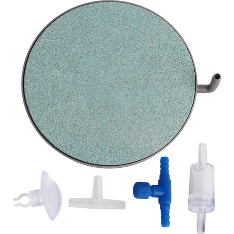 Disque de pierre à Air pour Aquarium, diffuseur de bulles silencieux, outil de libération avec ventouses pour Aquarium 58mm 58mm/2,3 pouces (1/5)