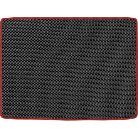 Alfombrilla de maletero de EVA para Ford Focus IV Hatchback a partir de 2018, revestimiento tipo panal - NEGRO (1/5)
