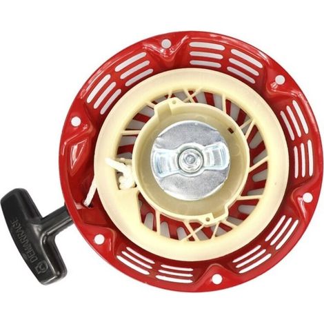 Démarreur à câble et démarreur à rappel pour moteurs essence – Pièces détachées compatibles tondeuses, groupes électrogènes – Lot de 2