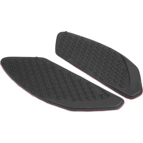 Grip antidérapant réservoir moto avec décalcomanie arête de poisson pour YAMAHA R1 2009-2014, protection latérale essence, adhérent noir (1/5)