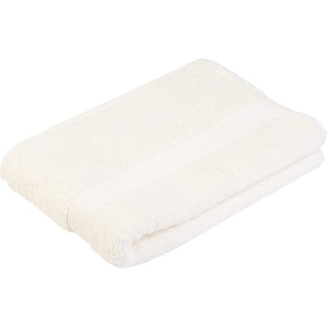 Lot de 1 Serviette de douche, Coton 100%, Absorbante 550g/m², Rayée, Salle de bain