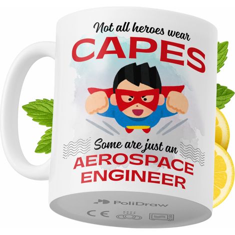 Lustige Tasse für Luft- und Raumfahrtingenieure – Kaffee- oder Teetasse mit witzigem Textdesign – ideal für Geburtstage, Namenstage, Feiertage und besondere Anlässe. Hochwertige Tasse für Zuhause, Bür